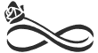 Symbol wiecznej róży Infinity Rose